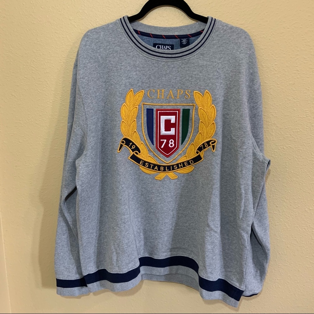 Chaps Sweatshirt Vintage Look